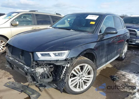 2018 Audi Q5 2.0T Premium/2.0T Tech Premium z USA, uszkodzony, nr VIN WA1BNAFY0J2214192